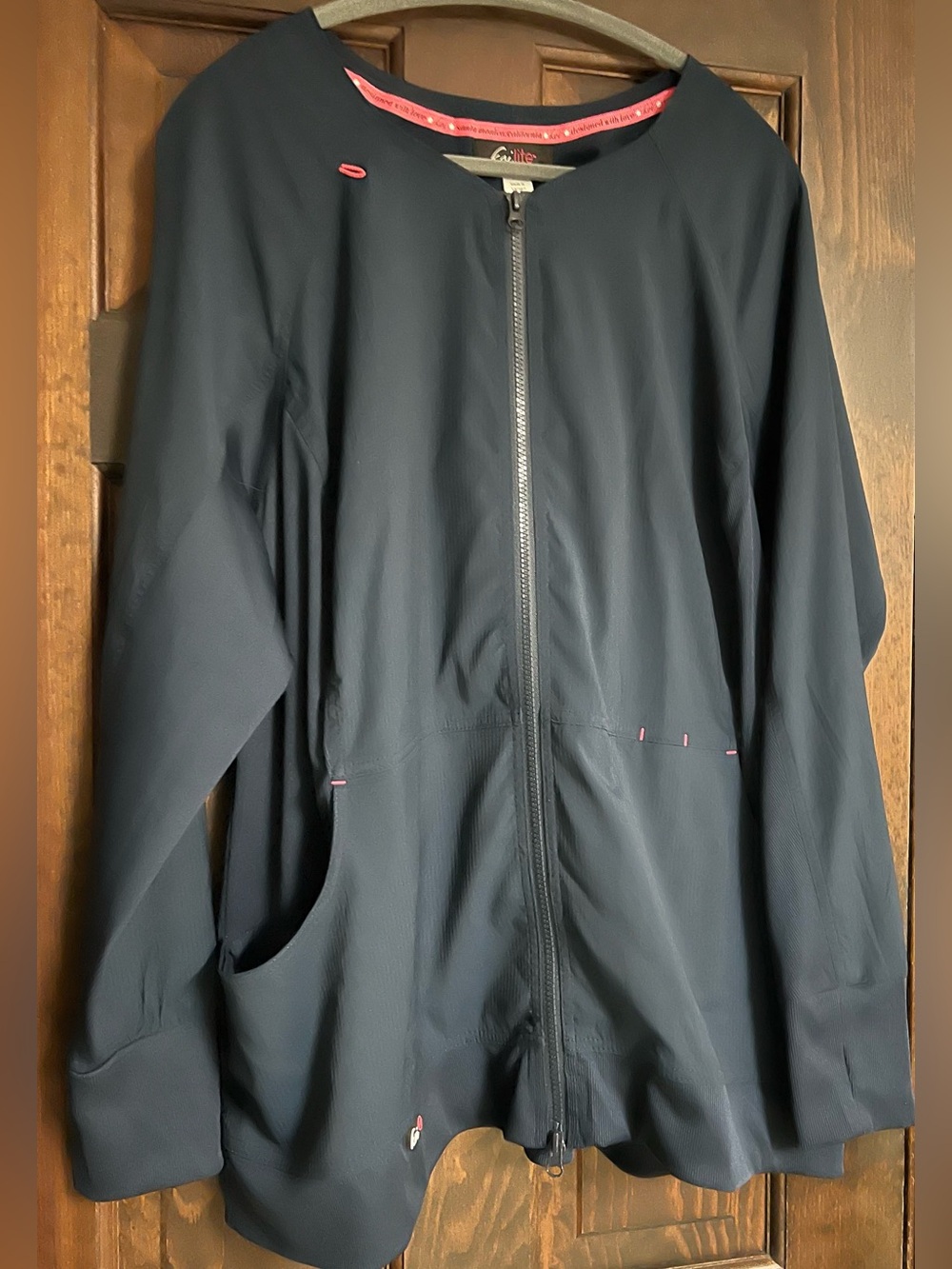 Koi Clarity Navy Scrub Jacket 2X NWOT